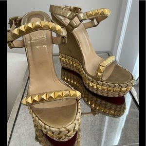 Christian Louboutin Wedges (Worn Once;Full Set;38)